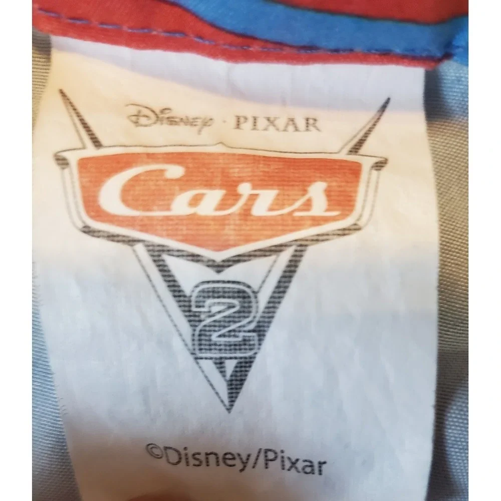 Walt Disney Pixar Cars Twin Flat‎ Sheet Fabric Blue Polyester